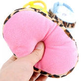KUTKUT Sleeper Shape Squeaky Plush Toy with Rope for Puppy and Small Dogs and - kutkutstyle